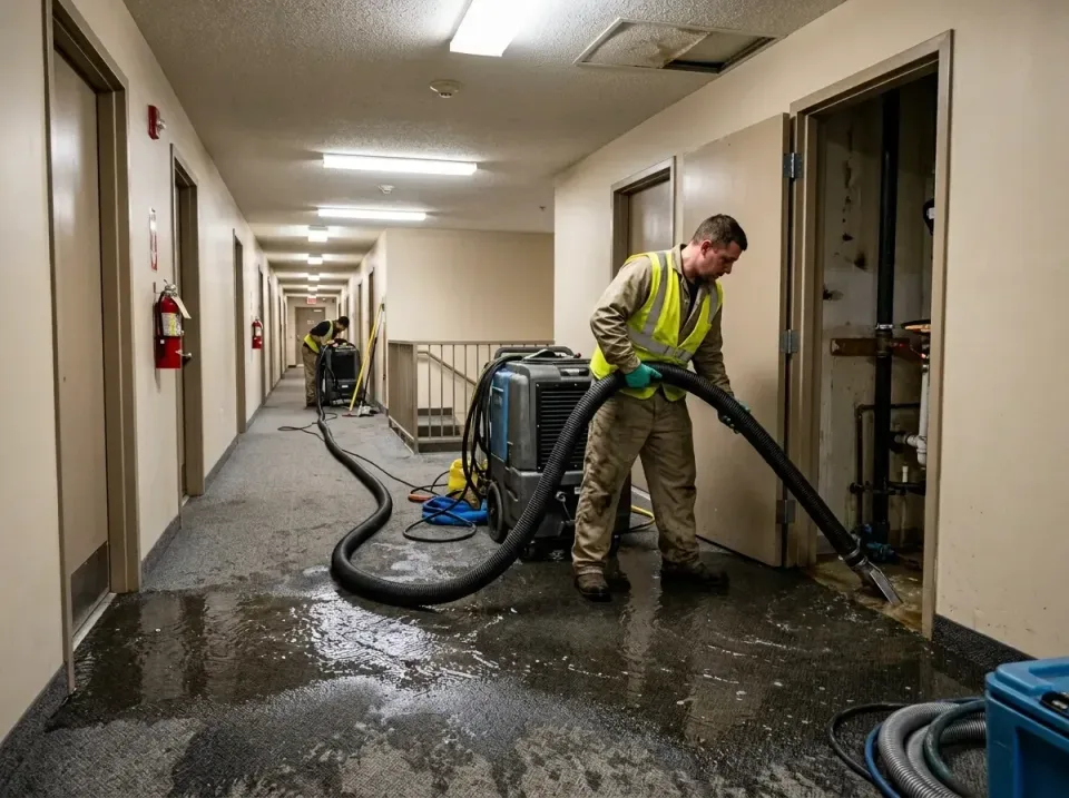 multi-unit-apartment-hallway-f-005 — frequently asked questions, Emergency Burst Pipe Water Extraction & Removal in Wolverin…
